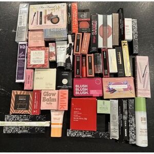 NEW 50 PIECE RESELLER LOT Makeup skincare CLINIQUE URBAN DECAY TOO FACED Bobbi